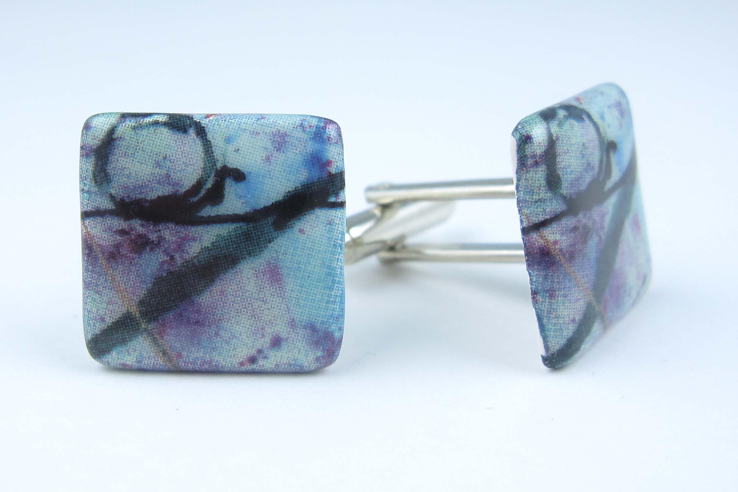 Blue-Green Beauty cufflinks